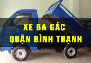 Xe ba gác quận Bình Thạnh