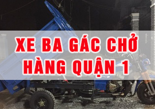 Xe ba gác chở hàng quận 1