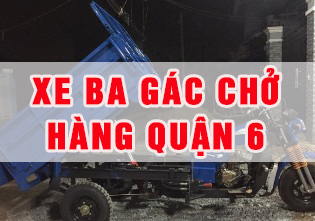 Xe ba gác chở hàng quận 6