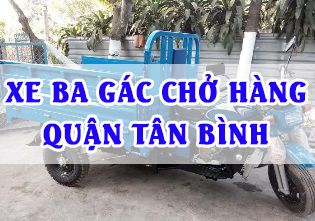 Xe ba gác chở hàng quận Tân Bình