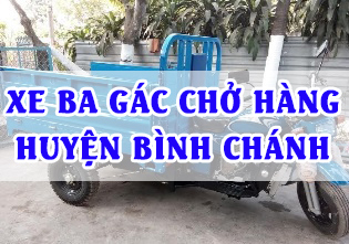 Xe ba gác chở hàng huyện Bình Chánh