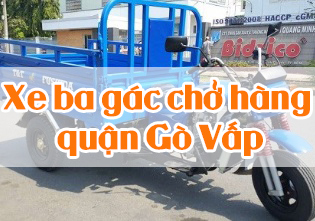 Xe ba gác chở hàng quận Gò Vấp