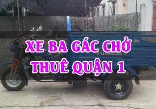 Xe ba gác chở thuê quận 1