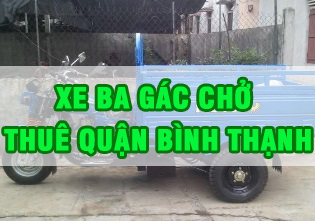 Xe ba gác chở thuê quận Bình Thạnh