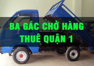 Ba gác chở hàng thuê quận 1