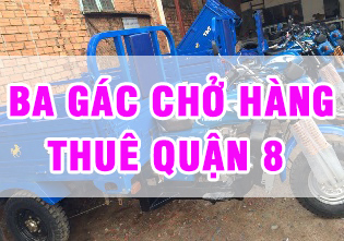 Ba gác chở hàng thuê quận 8