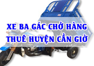 Xe ba gác chở hàng thuê huyện Cần Giờ